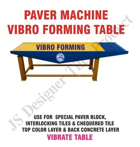 Paver Block Vibro Forming Table