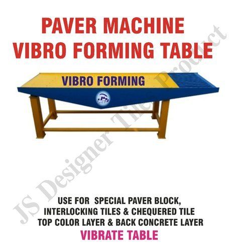 Vibro Forming Table Block Making Machine