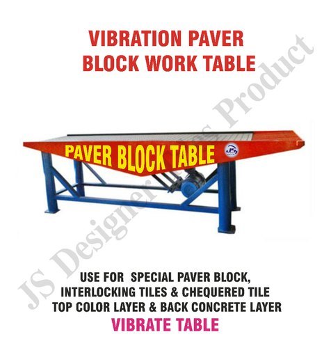 Vibro Forming Table Block Making Machine