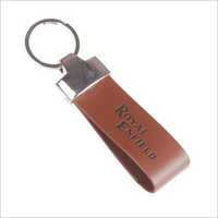 Brown Leather Key Chain