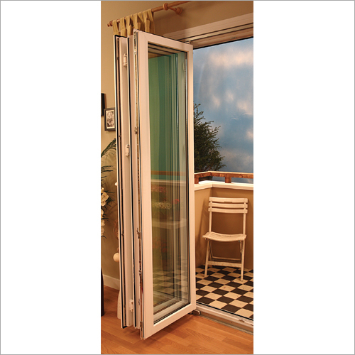 Lighte Pink And Also Available In Muli Color Upvc Folding Door