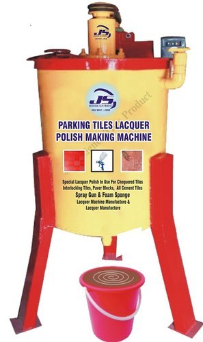 Parking Tiles Lacquer Polish Making Machine