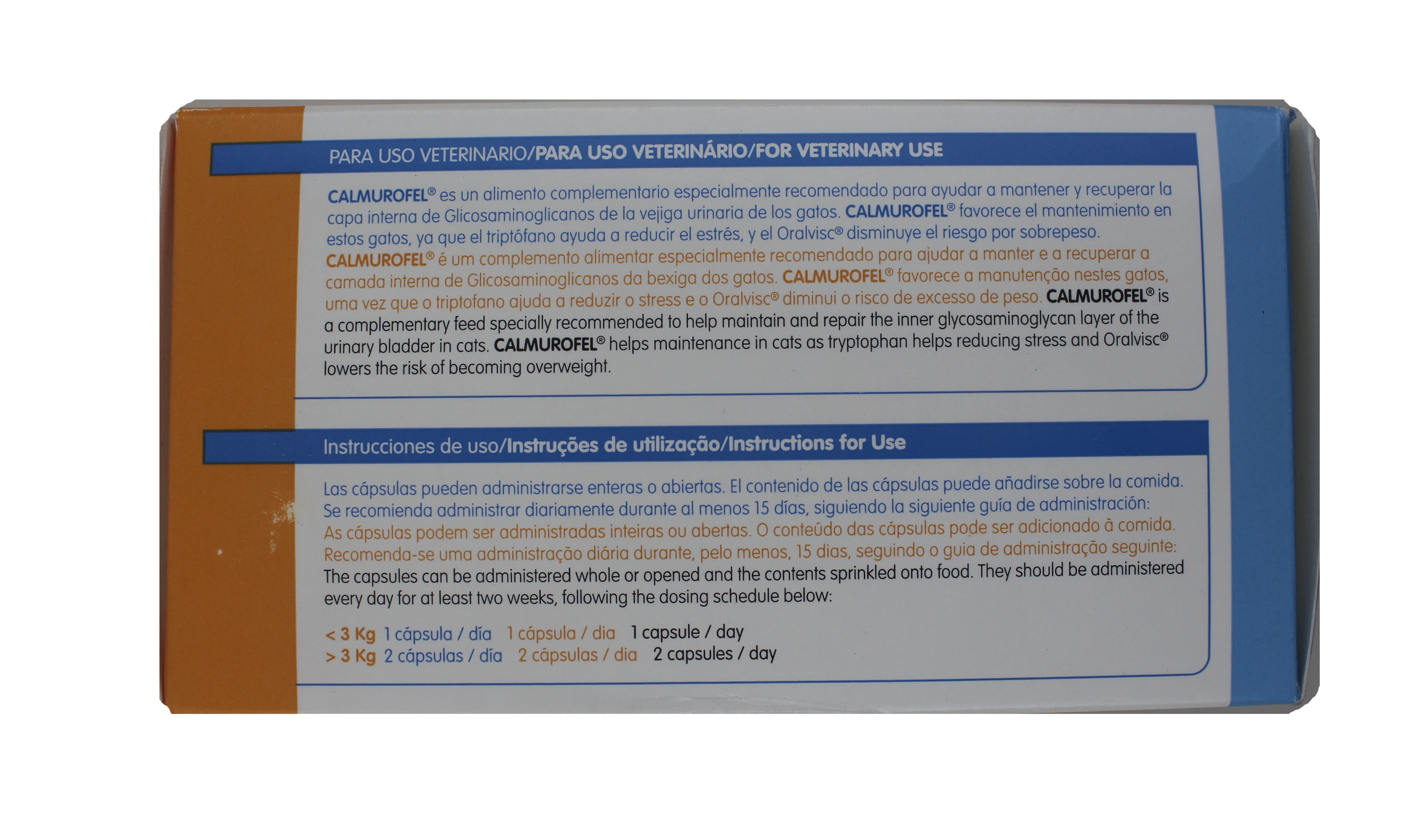 125mg Gelatina Calmurofel 120 Caps Lucosamine Hcl