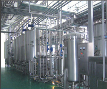 Sainless Steel Soft Drink Production Line For Yoghurt Milk 5000 L/H