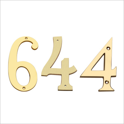 3D Brass Letter