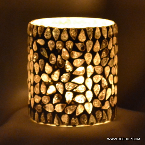 TwilightTouch Artisan Black Mosaic Holder