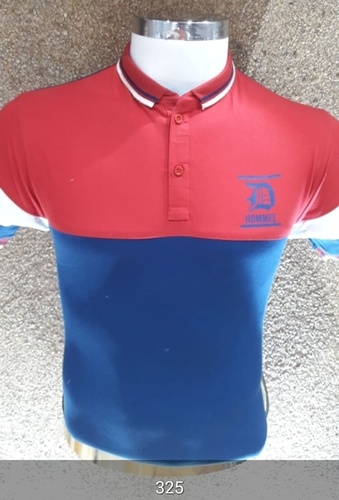Collar T Shirt - Cotton M L XL XXL 6 Colors | Printed Design Short Sleeves Polo Collar One Time Wash Warranty