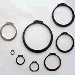 Stainless Steel Circlips - Flexible Open-Ended Fasteners Corrosion Resistant Effortless Fitting for Pivotal Applications in Motors & Turbines