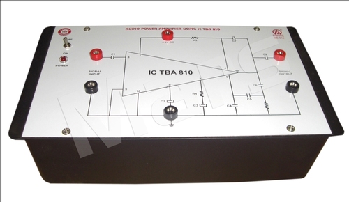 Audio power amplifier using IC TBA 810