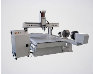 4 Axis Attachment CNC Router - Steel, 1500x1500x1500mm, 3KW Spindle | 4-Axis, 3D Cutting, High Precision, Versatile, Easy Operation