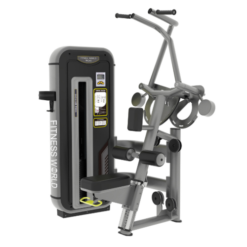 Seated Pull Down Machine - Steel 1350x1380x1900mm Gray