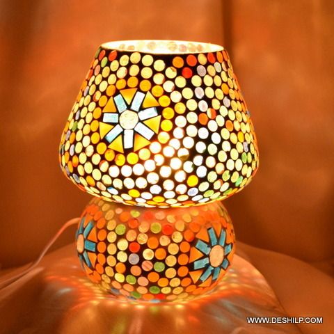 Mosaic Handmade Glass Table Lamp