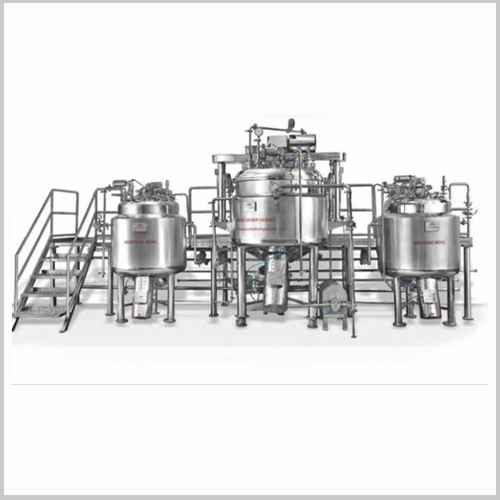Silver Automatic Ointment Unit Plant