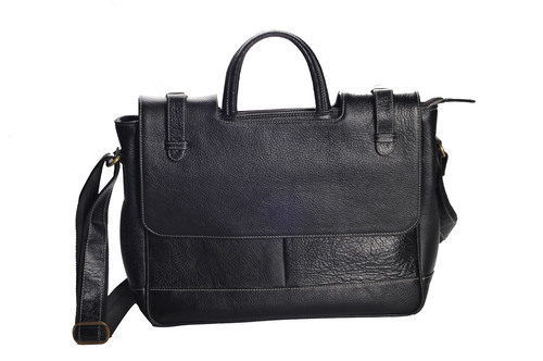 Black Ndm Leather Bag (X1626)