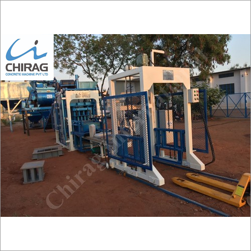 Blue Hollow Brick Machine
