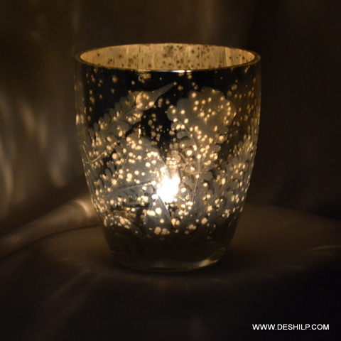 Handicraft Decor Glass Candle Holder