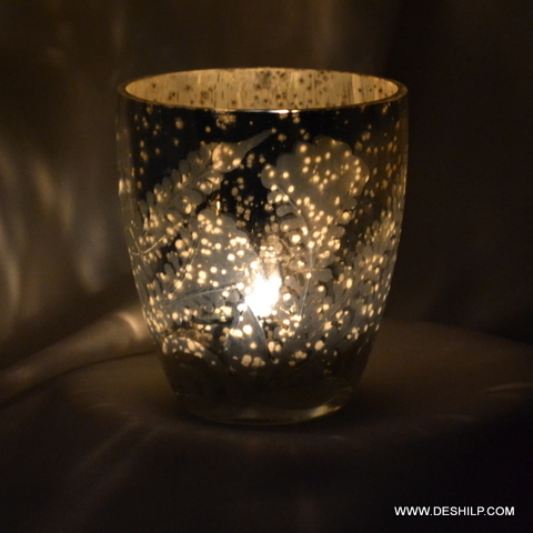 RusticLume Art Glass Candle Decor