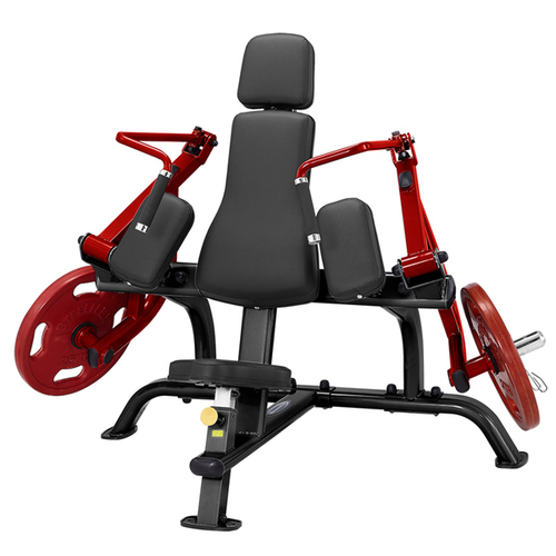 Triceps Extension Machine - Steel Oval Tubing Frame, Power Red/black, Sealed Bearings | Ergonomic Design, Adjustable, Durable