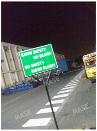 Zebra Cross Marking - Color: White & Yellow