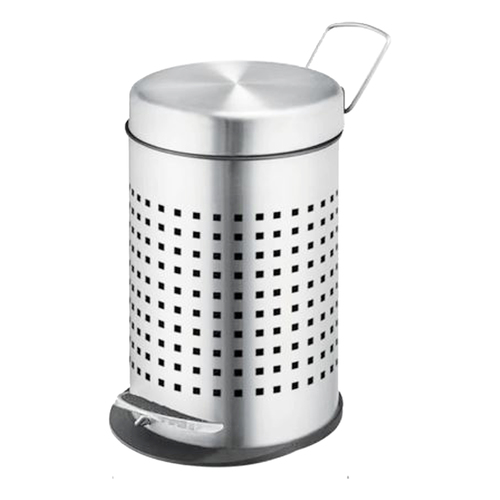 Pedal Bin Square Perforated 