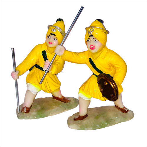 Polyresin Gatka Party Statue