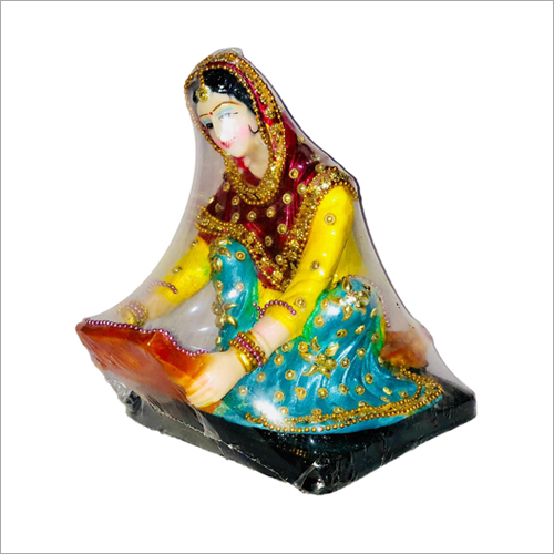 Punjabi Culture Poly Stone Chaj Doll Statue By B. S. HANDICRAFTS