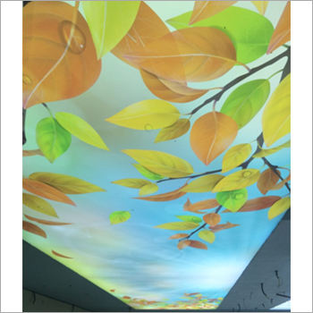 3D Leaf Stretch Ceiling Film