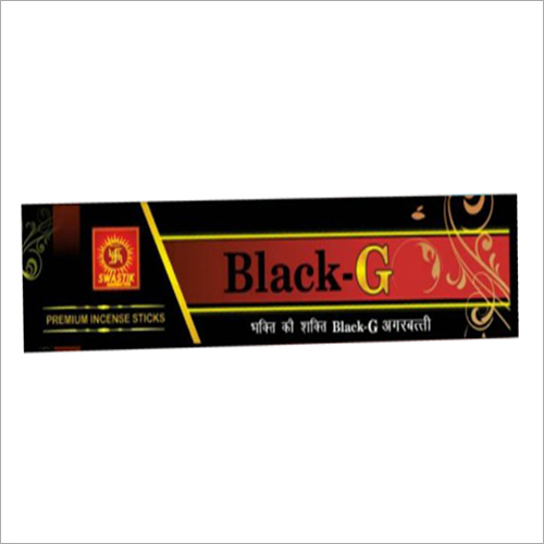 Wood Black G Swastik Incense Sticks