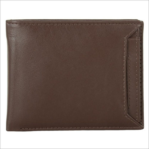 Mens Brown Leather Wallet Size: Small