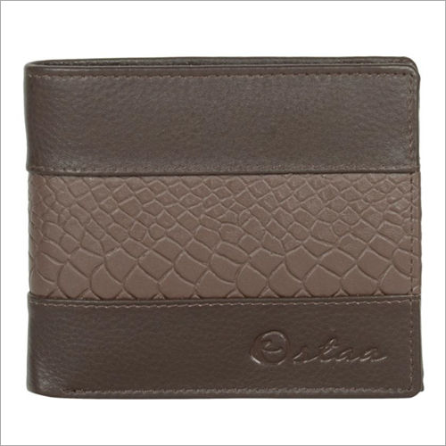 Mens Dark Brown Leather Wallet