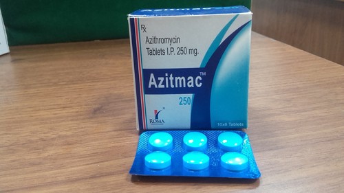 Azithromycin 250mg - Lycopene 10% 5000mcg, Lutein 8% 2000mcg, Zinc Sulphate 27.45mg, Selenium Dioxide 70mcg, Grape Seed Extract 10mg | 10 Capsules per Box