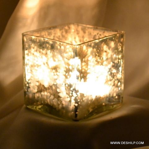 Squire Glass T Light Candle Holder