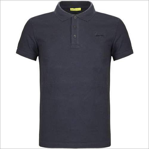 Promotional Mens Cotton T-Shirt - 100% Cotton Short Sleeves Polo Collar Plain Pattern | Breathable Sweat Absorbent Comfortable Fit