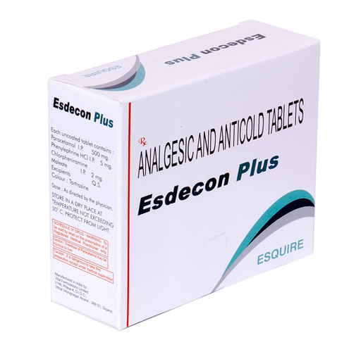 paracetamol 500mg +phenylephrine HCL 5mg +C.P,M. 4mg + caffine 30mg paracetamol 500mg +phenylephrine HCL 5mg +C.P,M. 4mg + caffine 30mg