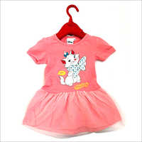Washable Girls Pink Frock