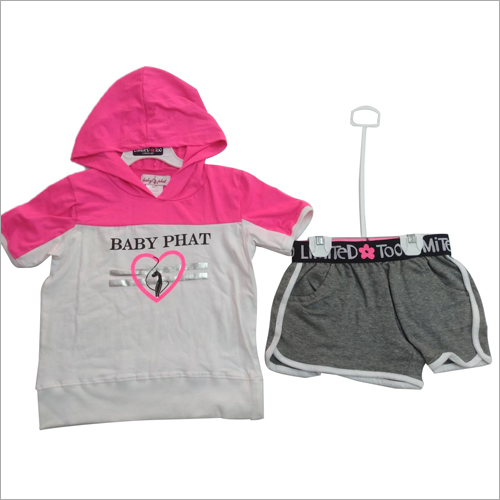 Pink Girls Dress Set