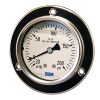 PRESSURE GAUGE FOR PANEL MOUNTING