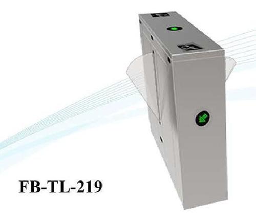 Flap Barrier Double Lane - Color: Silver