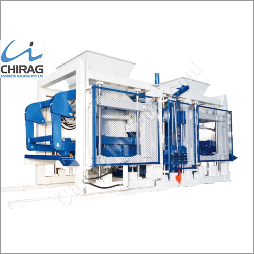Chirag All In One Hollow Block Making Machine - Hydraulic Pressure, 1000-1500 Kg/hr Capacity, 440 Volt Power, Blue | Automatic Operation, High Density Blocks, Easy Training, Low Power Consumption, Versatile Material Usage