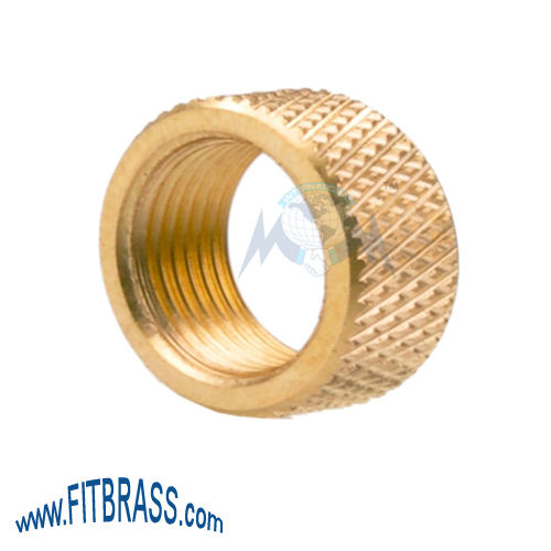 Brass Knurled Nut