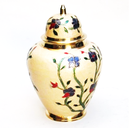 Brass Large Urn Screw On Top