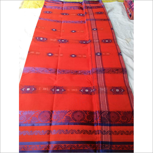 Jhil Mil Cotton Saree - 100% Cotton Weaving Handloom, Bangali Style | Length - 5.5 Meters, Min. Order Qty - 100 Pieces