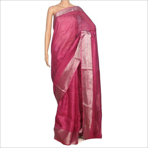 Ladies Fancy Linen Saree