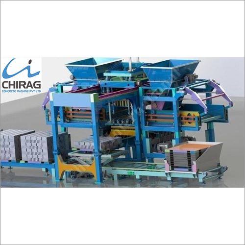 Chirag Advanced Popular Hydraulic Concrete Block Making Machine Capacity: 1000-1500 Ton/Day