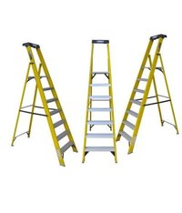 FRP FOLDING PLATFORM STEP LADDER