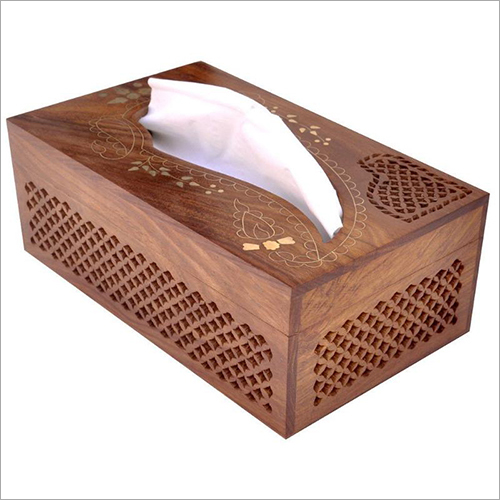 Wood Wooden Tissue Paper Holder