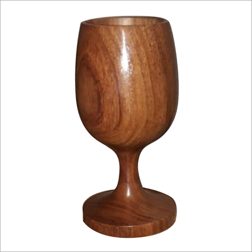 Wooden Wine Glass - Pine Wood, Various Designs and Sizes | Ideal for Birthdays, Business Gifts, Home Decoration