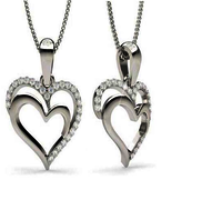 Heart Diamond Pendants Diamond Clarity: Si1