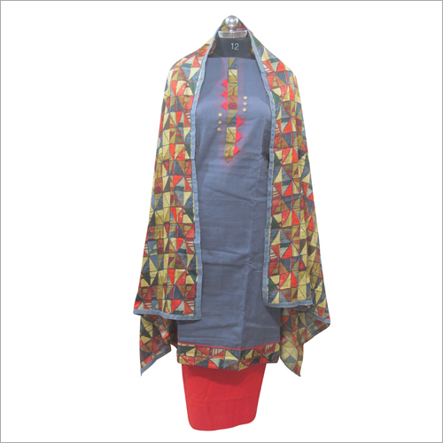 Multi Color Cotton Salabh Printed Salwar Unstitched Suit