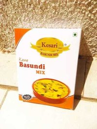 Kesar Basundi Mix - Powder, White Color | Premium Quality Ingredients: Milk Solids, Sugar, Saffron, Cardamom, 12 Months Shelf Life, Customizable Options Available